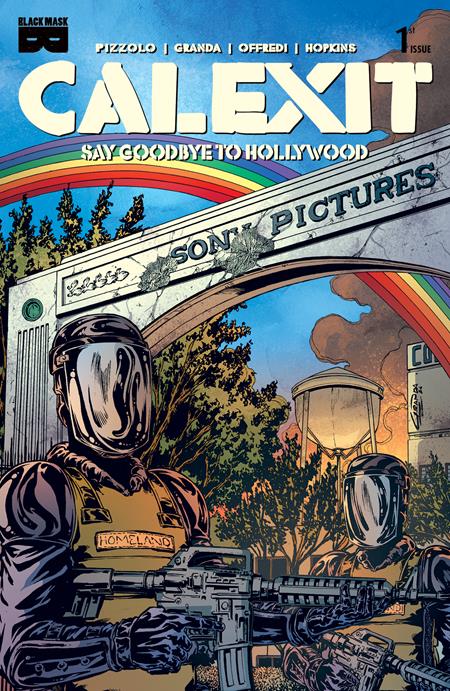 Calexit Say Goodbye To Hollywood #1 (Of 3) E 1:10 C Granda Culver Variant (04/29/2026) Black Mask
