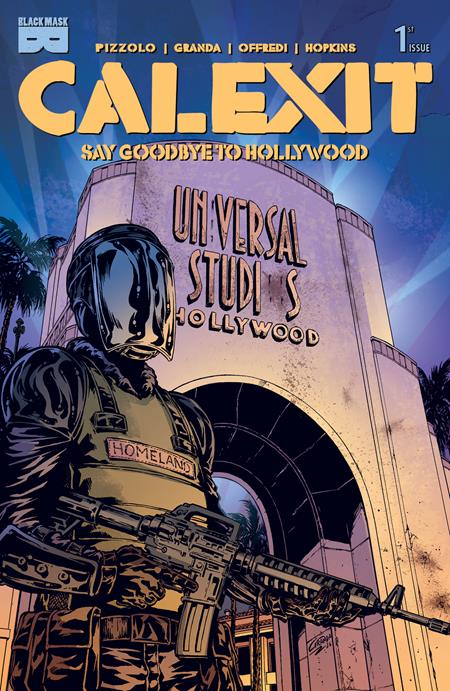 Calexit Say Goodbye To Hollywood #1 (Of 3) F 1:25 C Granda Unicity Variant (04/29/2026) Black Mask