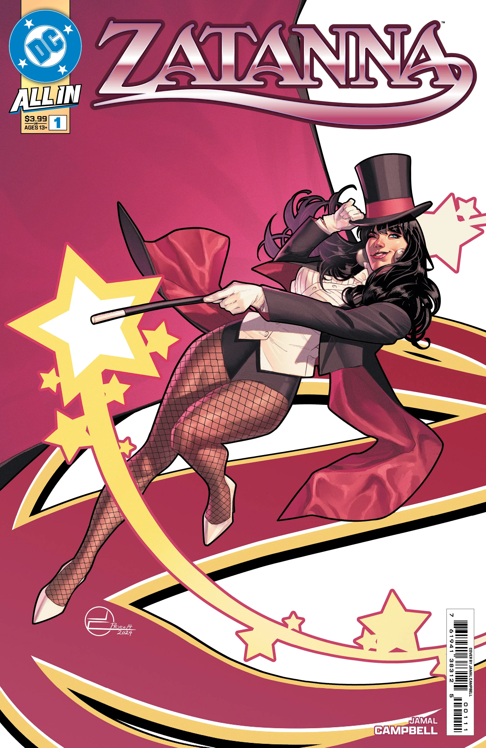 Zatanna #1 (Of 6) A DC 2025 NM Jamal Campbell