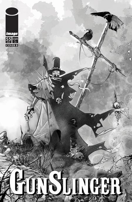 Gunslinger Spawn #55 B Ig Guara B&W Variant (05/20/2026) Image