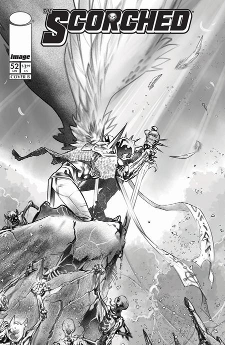 Spawn Scorched #52 B Ig Guara B&W Variant (04/29/2026) Image