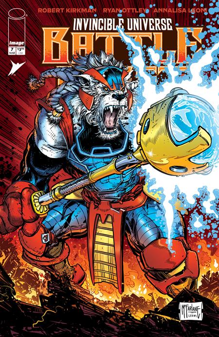Invincible Universe Battle Beast #7 B Todd Mcfarlane & Annalisa Leoni Variant (03/18/2026) Image