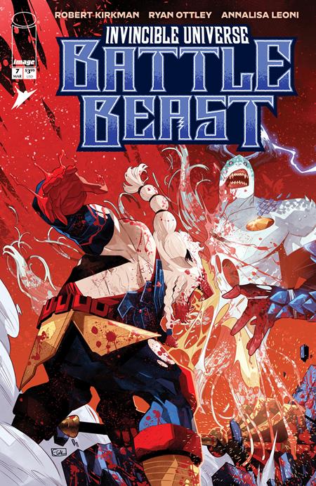 Invincible Universe Battle Beast #7 E 1:50 Edwin Galmon Variant (03/18/2026) Image