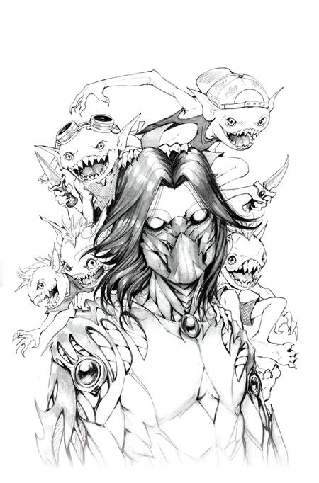 Darkness (2025) #5 D 1:50 Camilla Derrico B&W Variant (05/20/2026) Image
