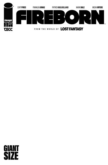 Fireborn #1 E Blank Sketch Variant (04/22/2026) Image