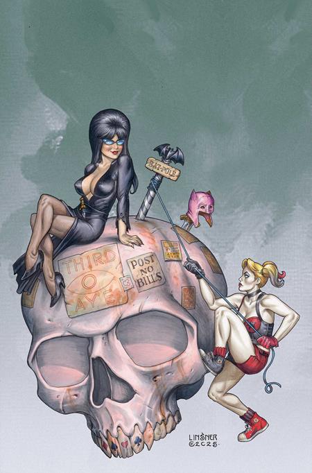 Harley Quinn X Elvira #6 J 1:15 Joseph Michael Linsner Virgin Variant (04/22/2026) Dynamite