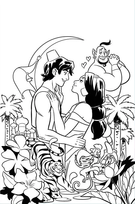 Aladdin #1 K 1:15 Natacha Bustos Line Art Virgin Variant (05/06/2026) Dynamite
