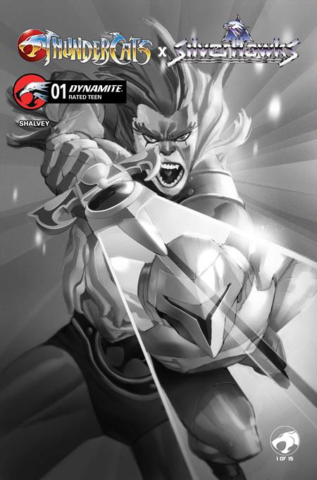 Thundercats X Silverhawks #1 K 1:20 Eric Canete B&W Variant (04/08/2026) Dynamite