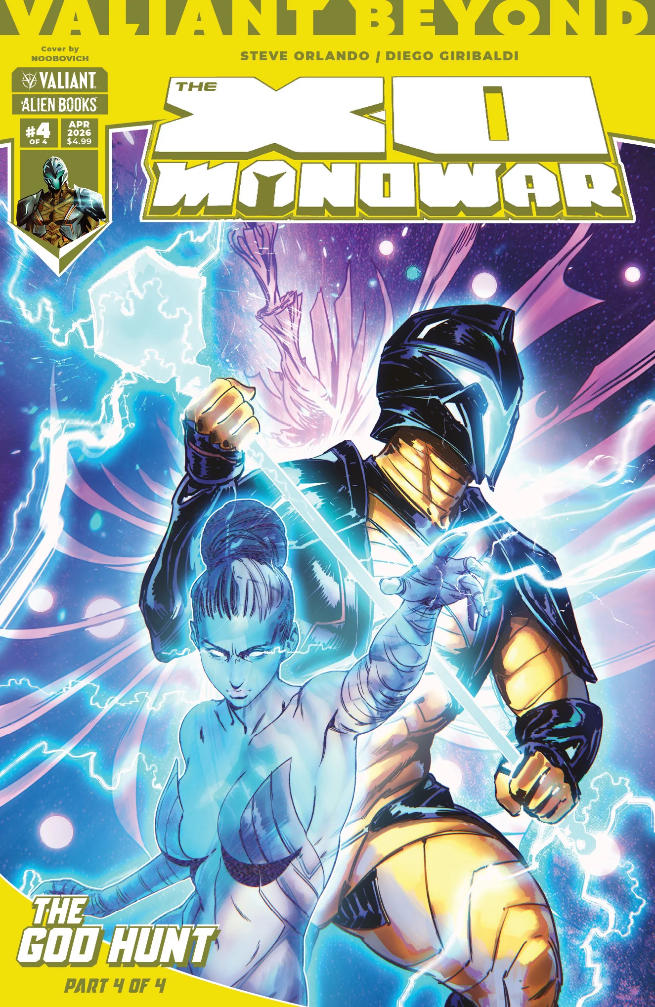 Valiant Beyond The X-O Manowar #8 The God Hunt #4 A Noobovich (05/13/2026) Idw
