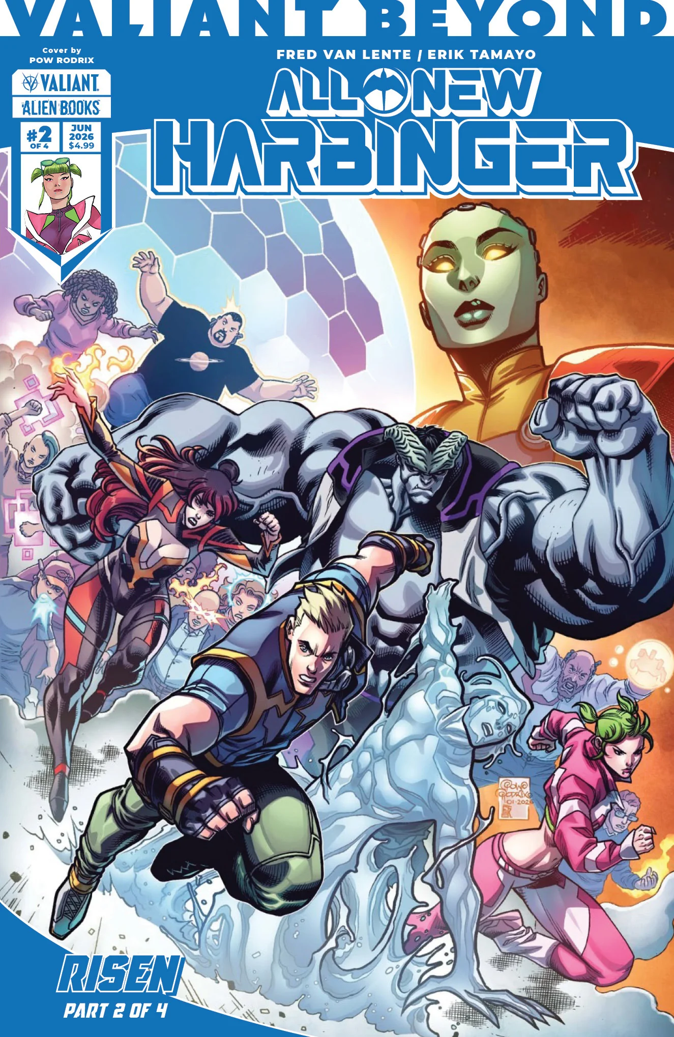 Valiant Beyond All-New Harbinger #8 Risen #2 A Rodrix (06/03/2026) Idw