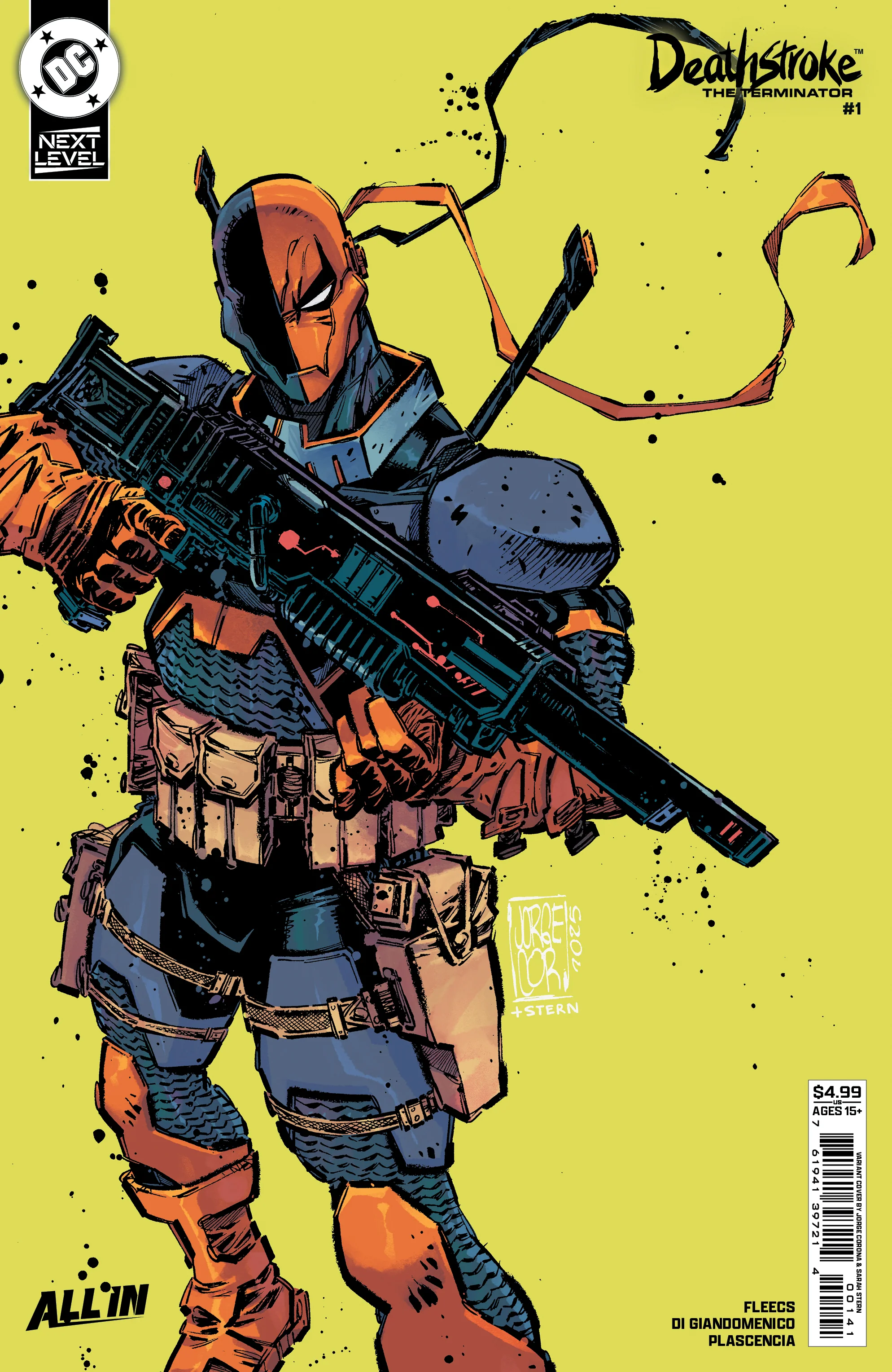Deathstroke The Terminator #1 D Jorge Corona Next Level Variant (03/18/2026) Dc