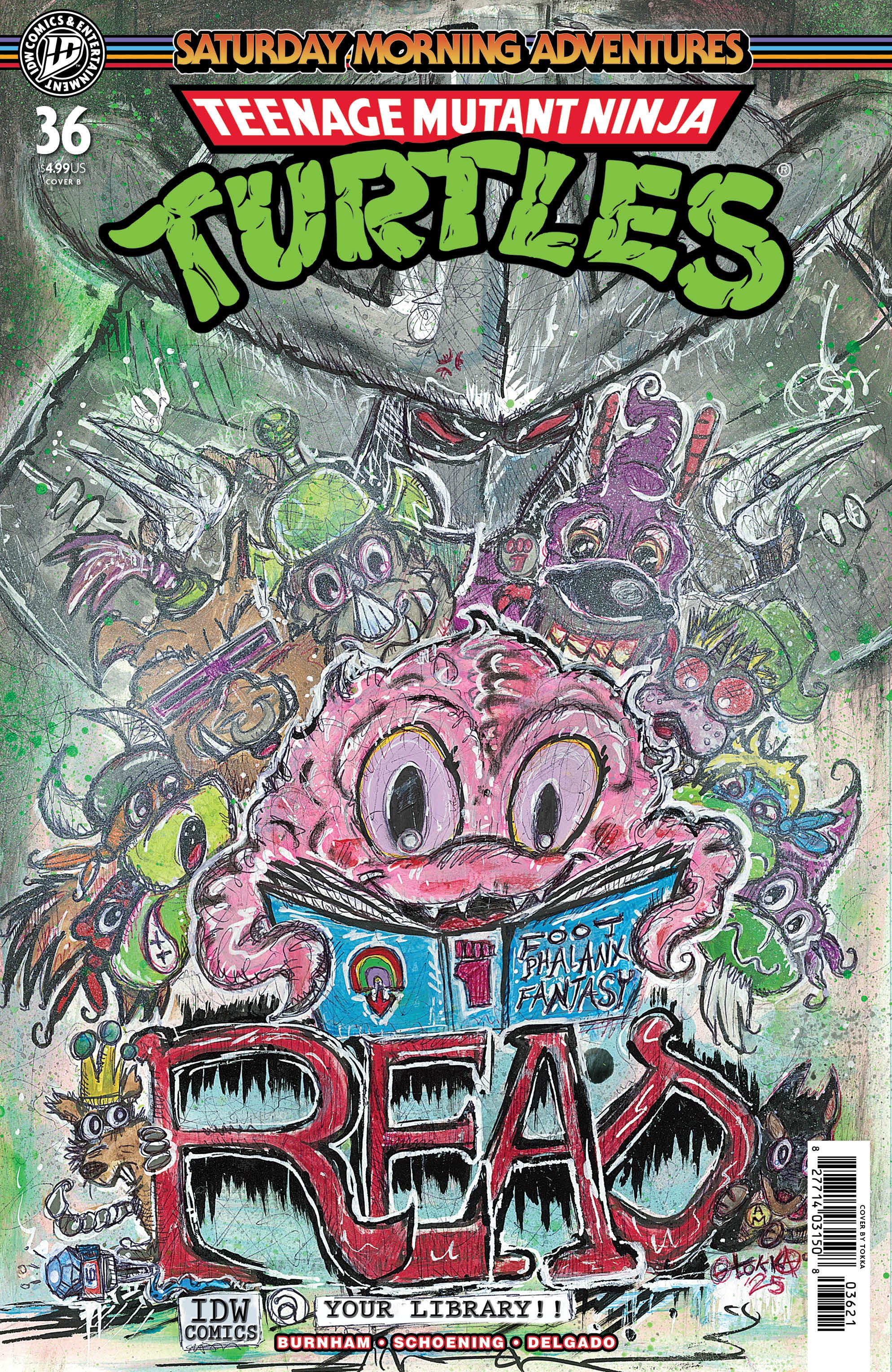 Teenage Mutant Ninja Turtles Saturday Morning Adventures #36 B Tokka (04/22/2026) Idw