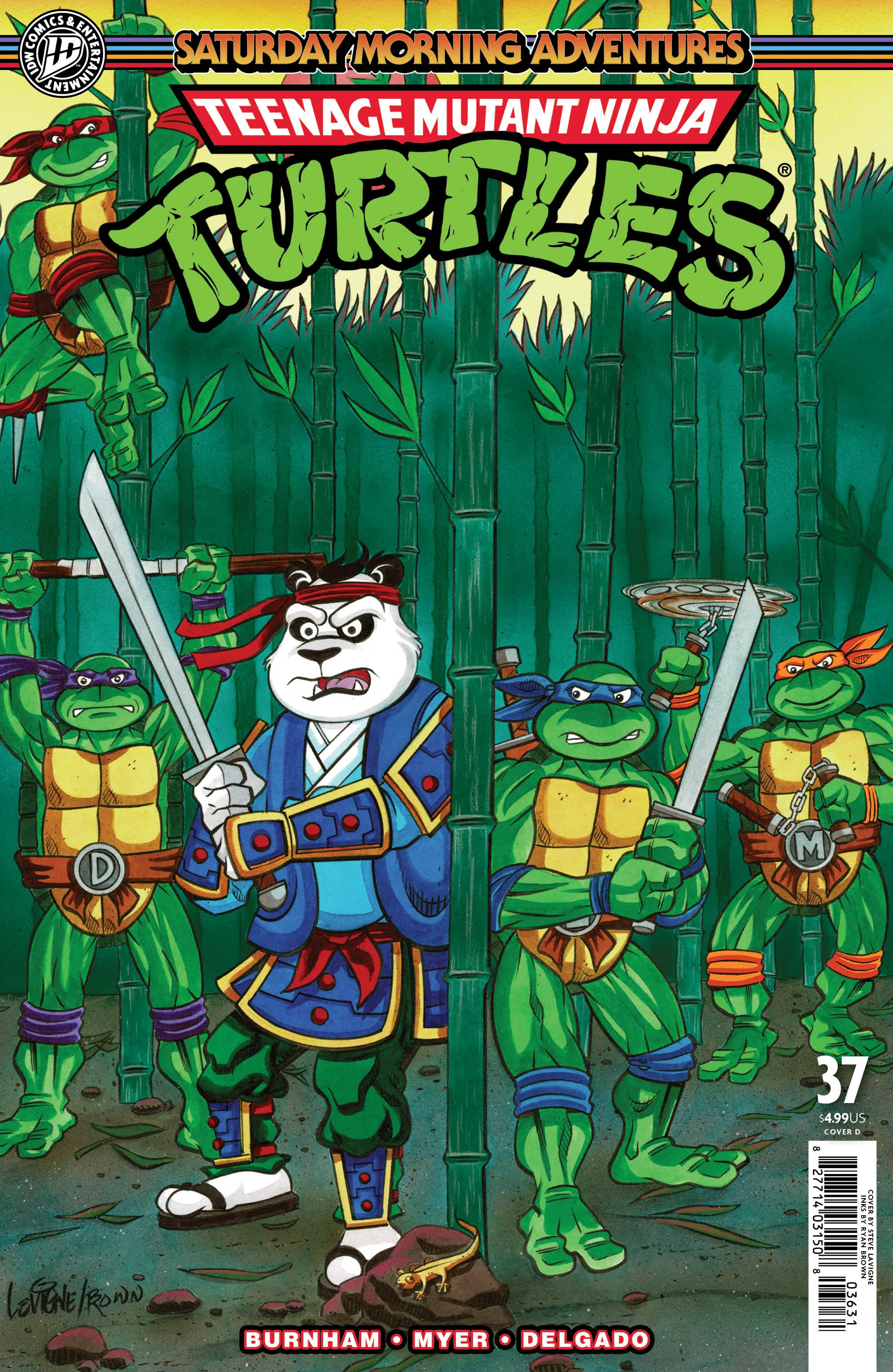 Teenage Mutant Ninja Turtles Saturday Morning Adventures #37 D Foil Lavigne (05/27/2026) Idw