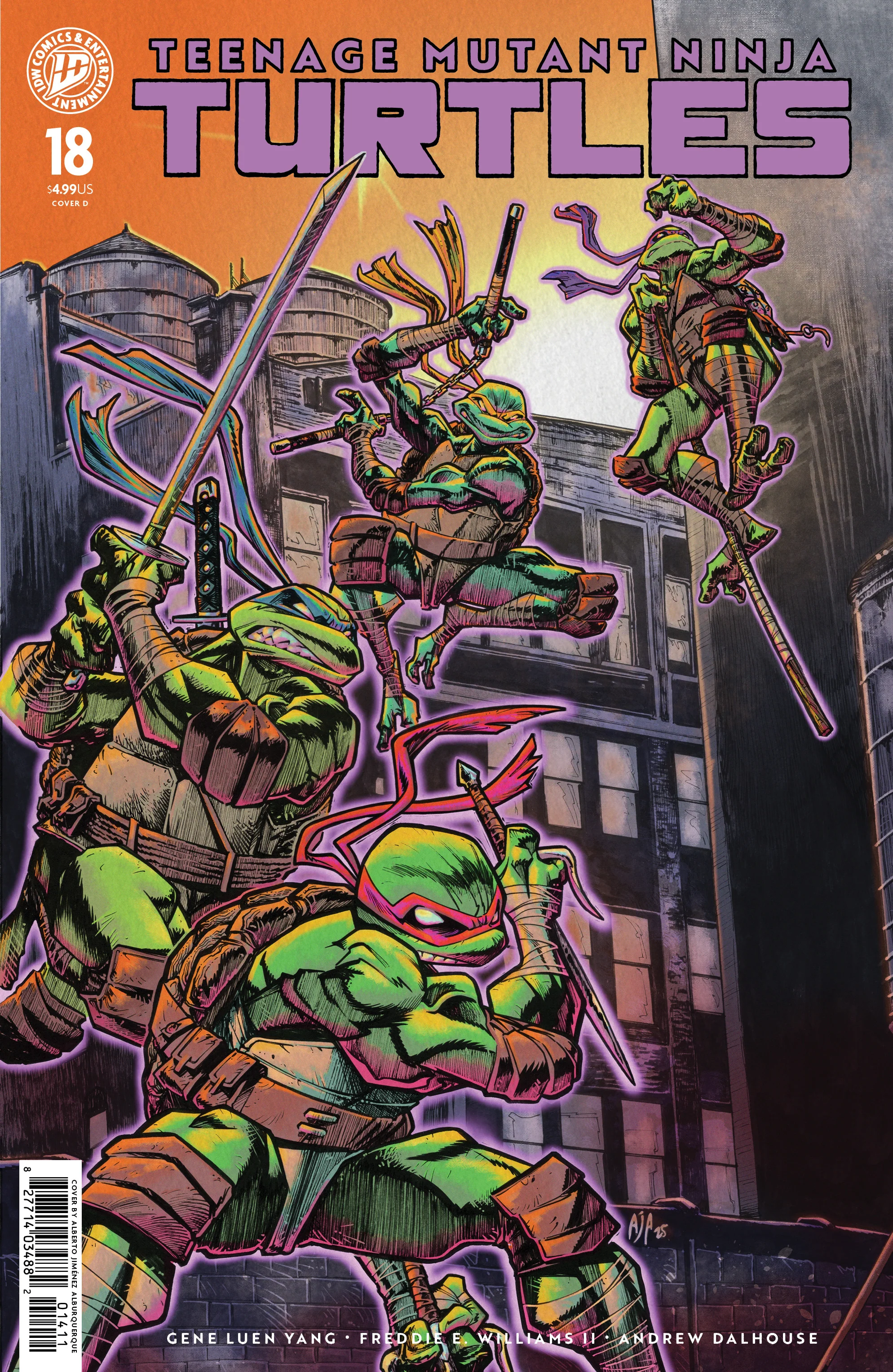 Teenage Mutant Ninja Turtles #18 D Jimenez Alburquerque (05/13/2026) Idw