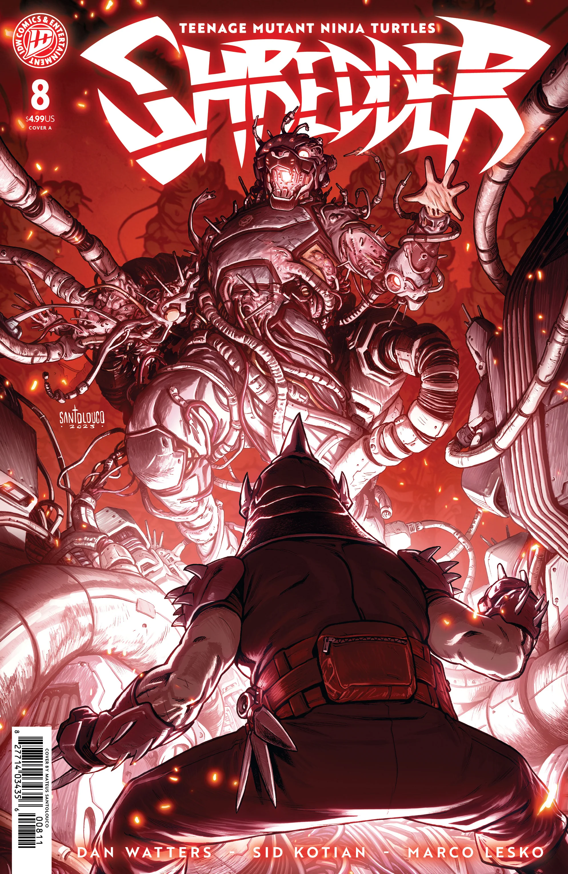 Teenage Mutant Ninja Turtles Shredder #8 A Santolouco (05/20/2026) Idw