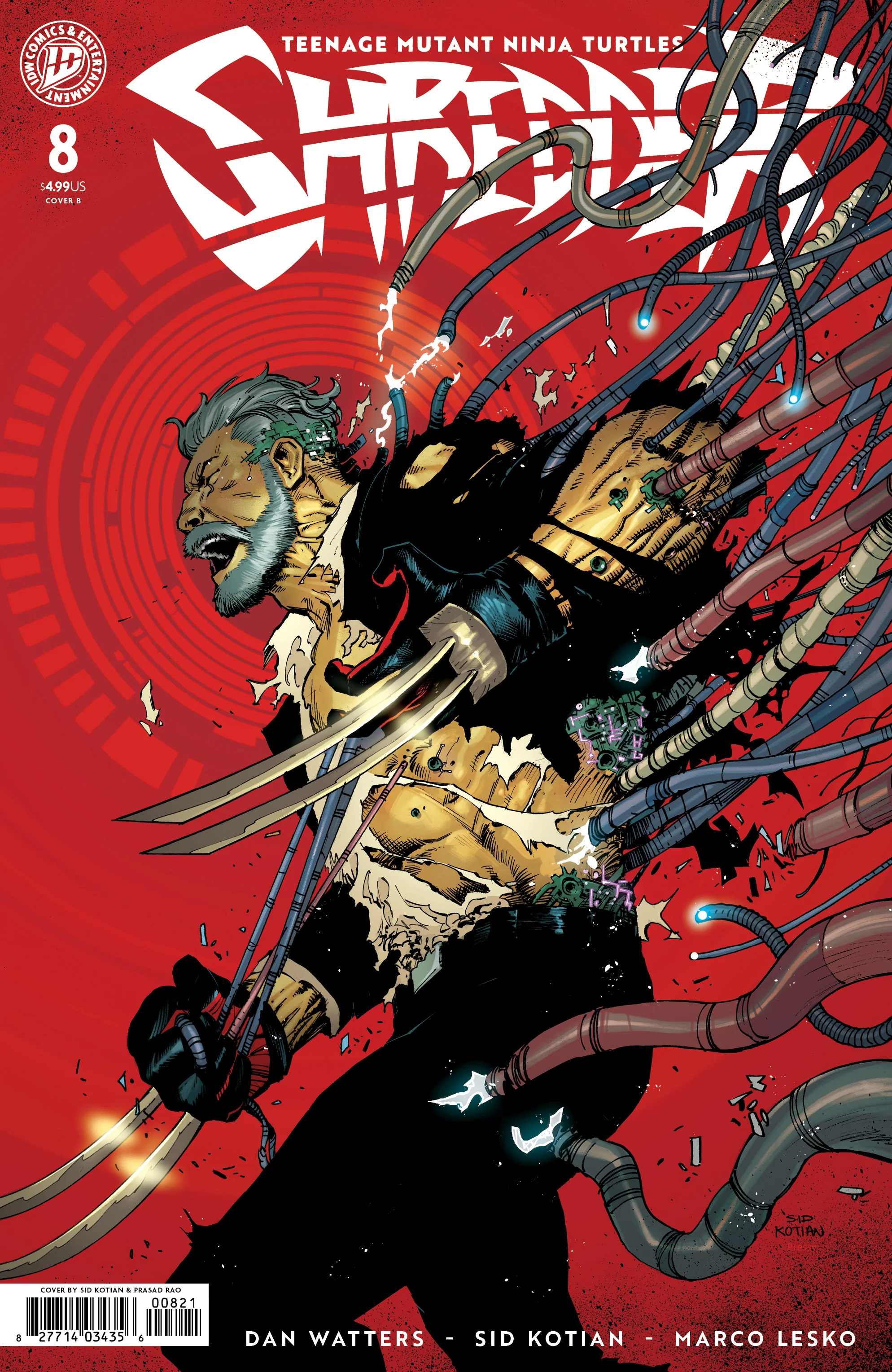Teenage Mutant Ninja Turtles Shredder #8 B Kotian (05/20/2026) Idw