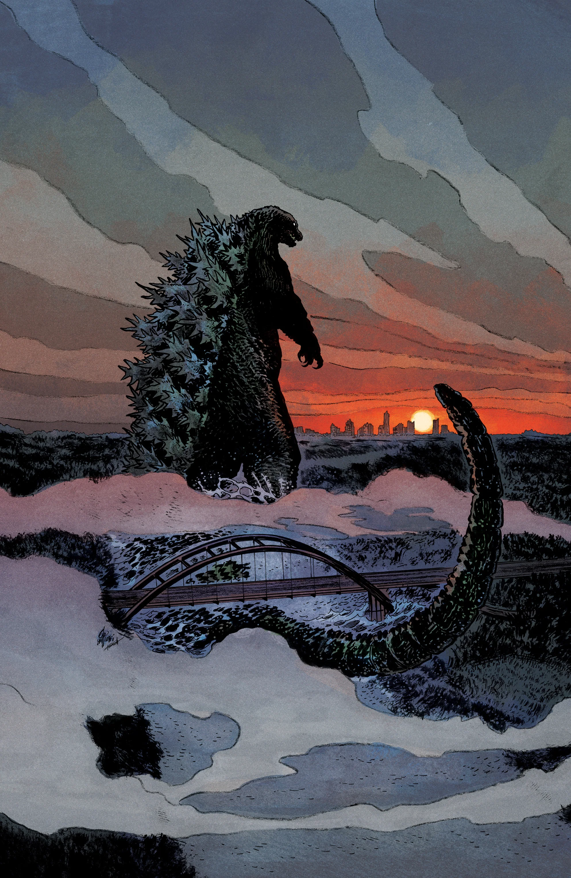Godzilla Vs America Texas C 1:25 Lotfi Virgin (05/13/2026) Idw