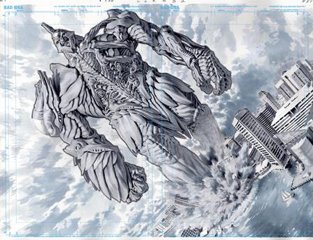 Olympus Saga Megalith #1 (Of 4) W Lewis Larosa Original Art Edition 20 Variant (05/13/2026) Bad Idea