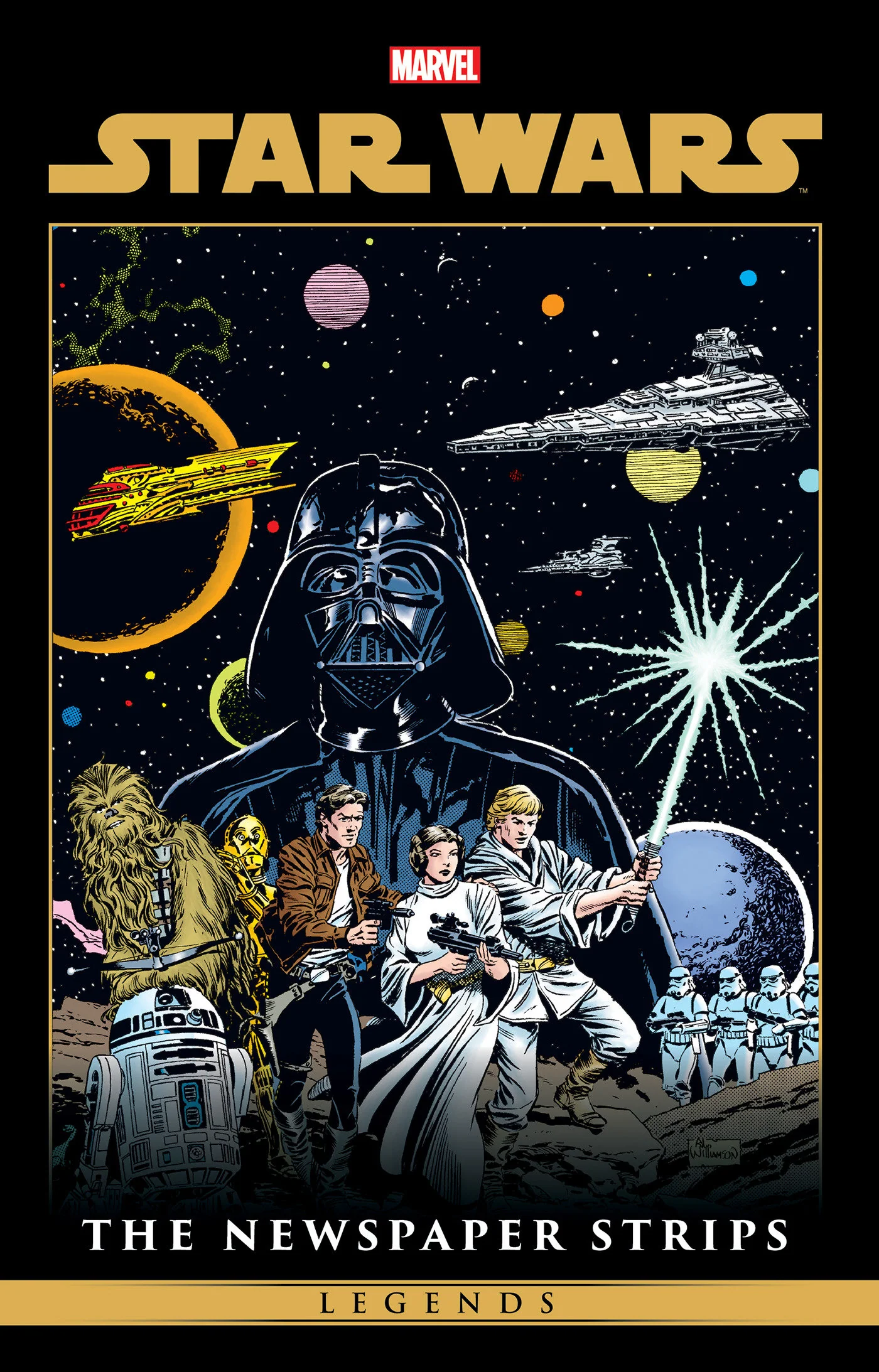Star Wars Legends: The Newspaper Strips Omnibus Al Williamson Early Adventures Cover Hc (02/09/2026) Marvel