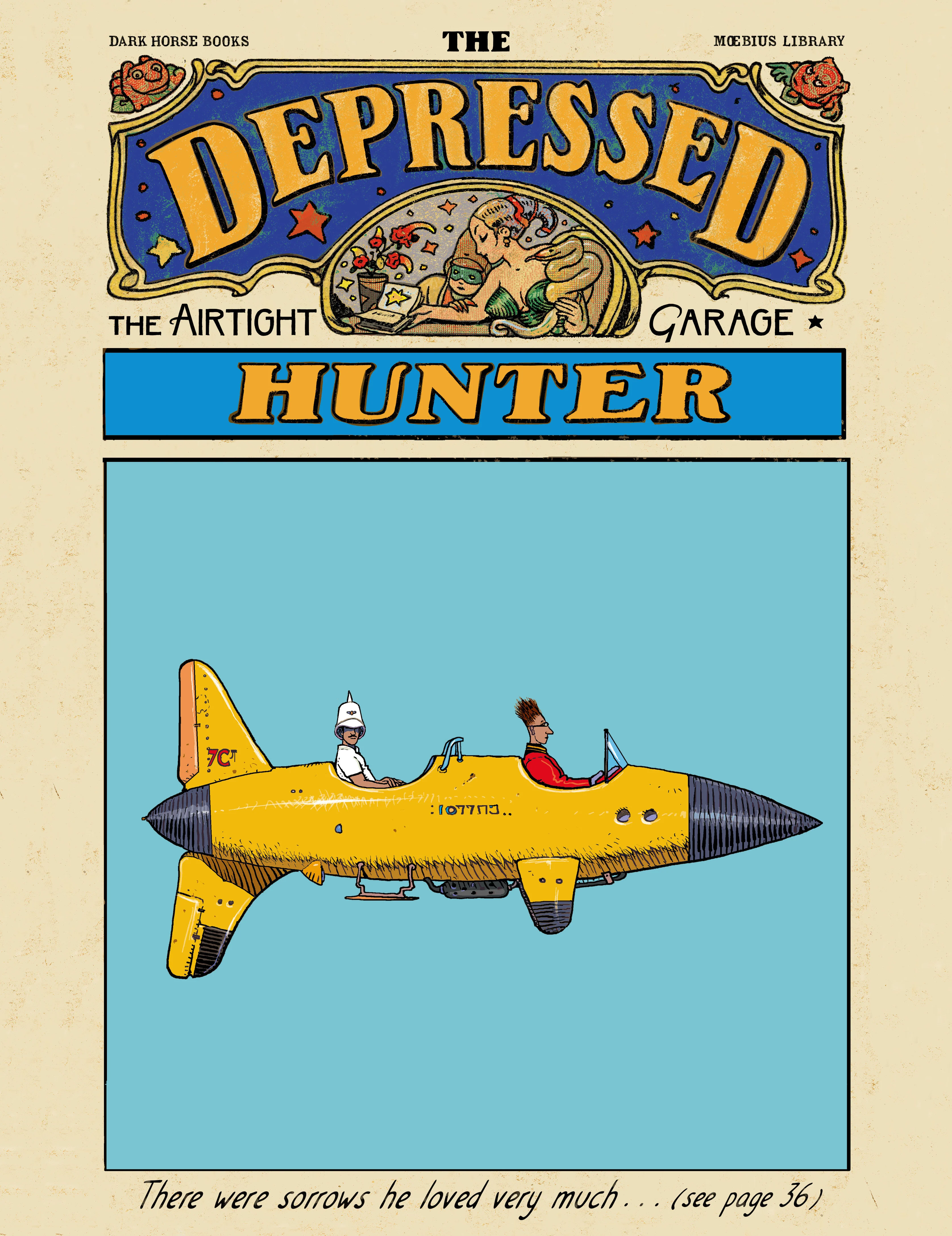 Moebius Library: The Depressed Hunter Hc (06/09/2026) Dark Horse Comics