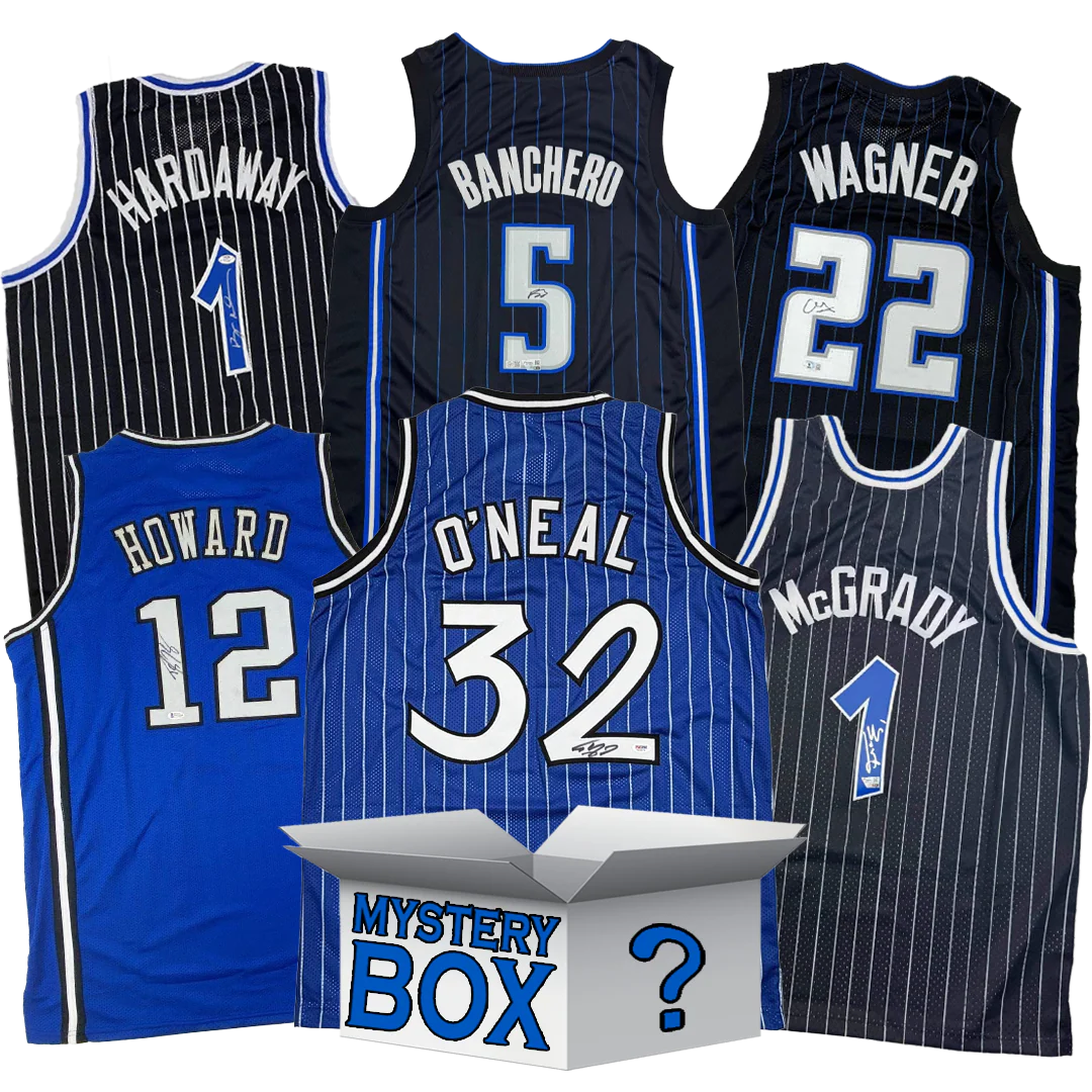 Autographed/Signed Orlando Basketball Jersey Mystery Box with PSA JSA or Beckett COA