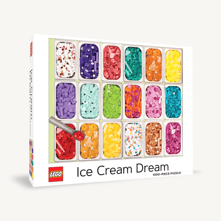 Chronicle Books Puzzles: Jigsaw Puzzle - 1000 Pieces - LEGO - Ice Cream Dream