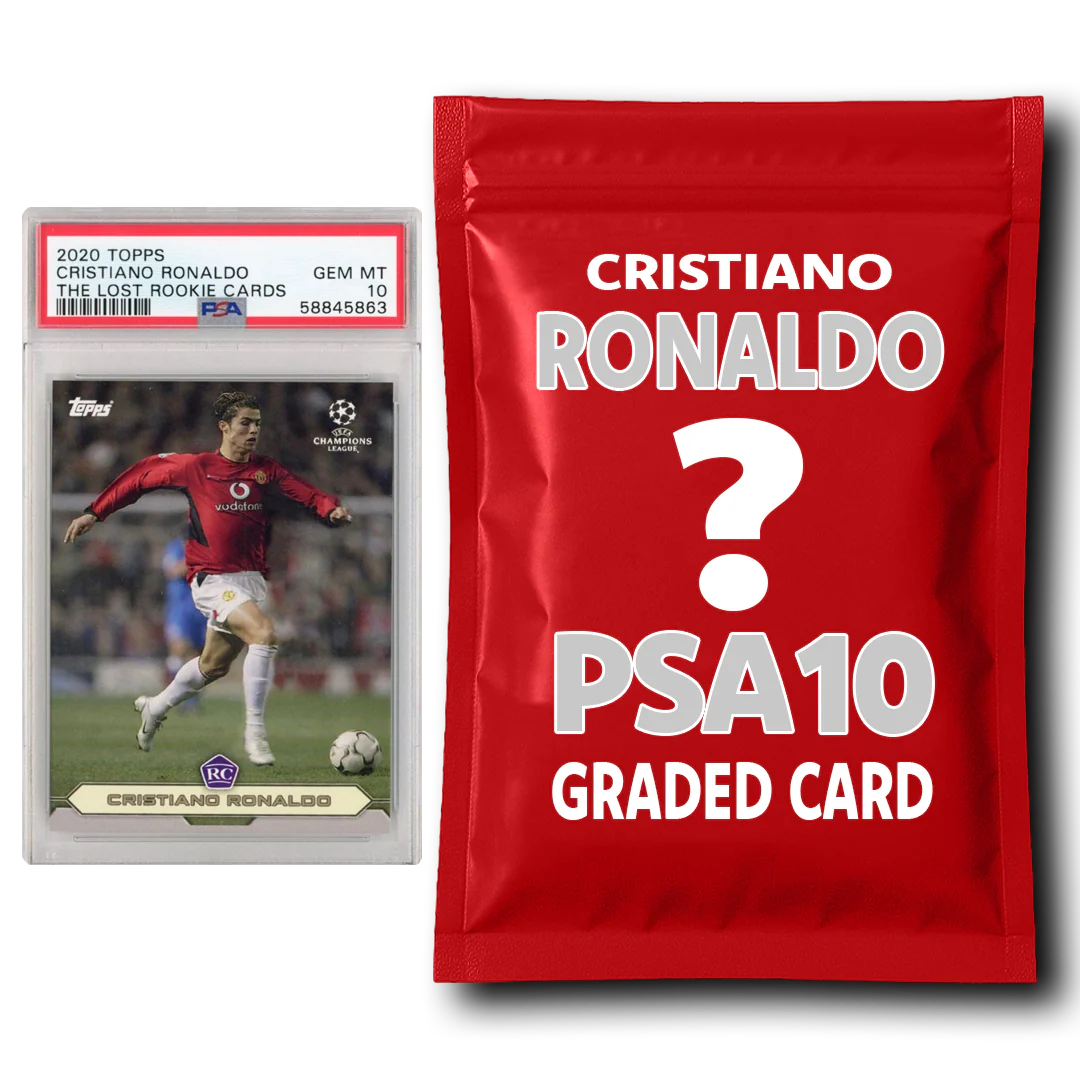 Cristiano Ronaldo PSA 10 Graded Card Mystery Pack