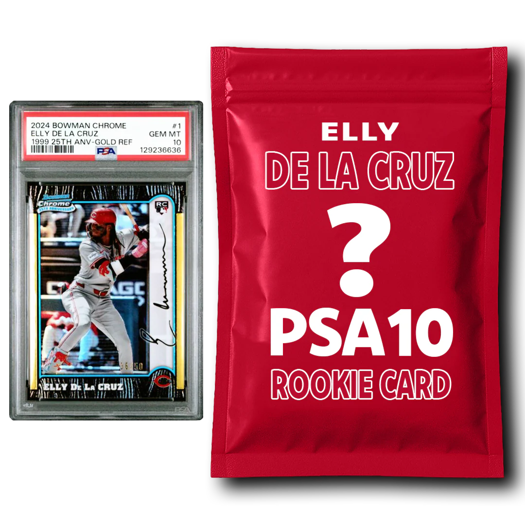 Elly De La Cruz PSA 10 Graded Rookie Baseball Card Mystery Pack