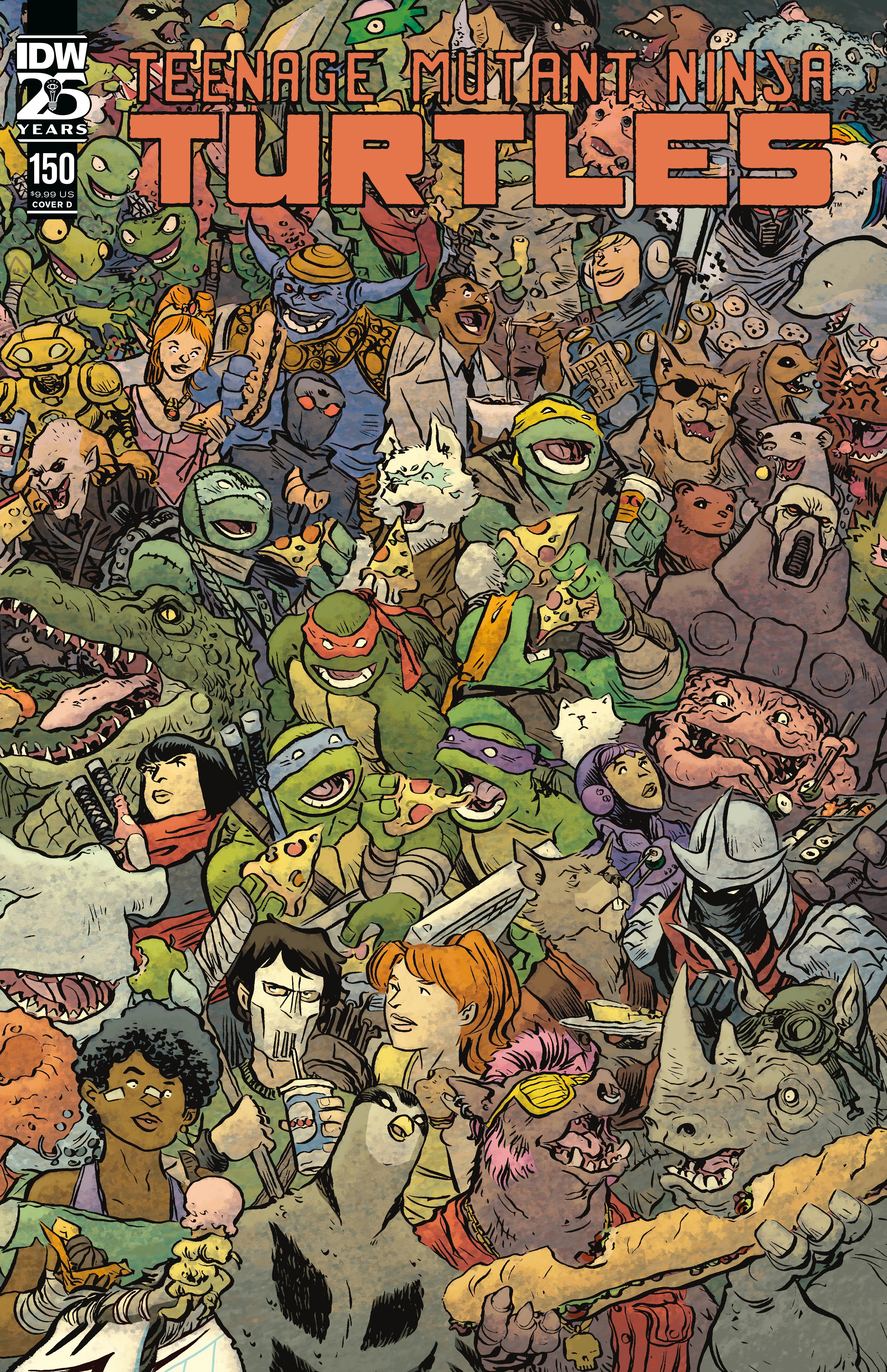 Teenage Mutant Ninja Turtles TMNT Ongoing #150 D IDW 2024 NM Jesse Lonergan Variant