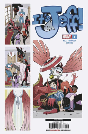 Its Jeff #1 Marvel 2023 NM+ 9.6 3rd Print Gurihiru Variant Rivals