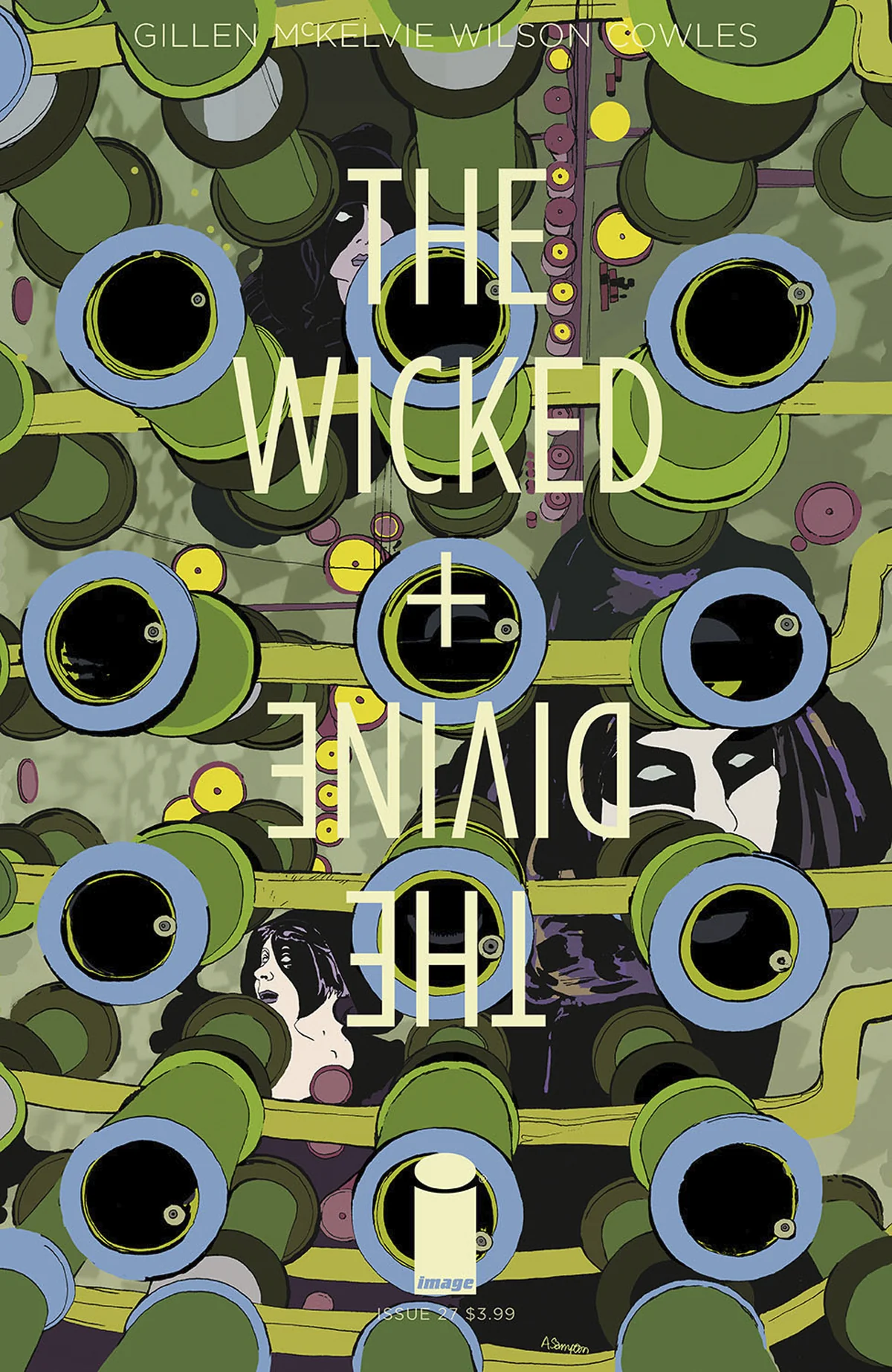 WICKED & DIVINE #27 B 2017 NM+ 9.6 SAMPSON