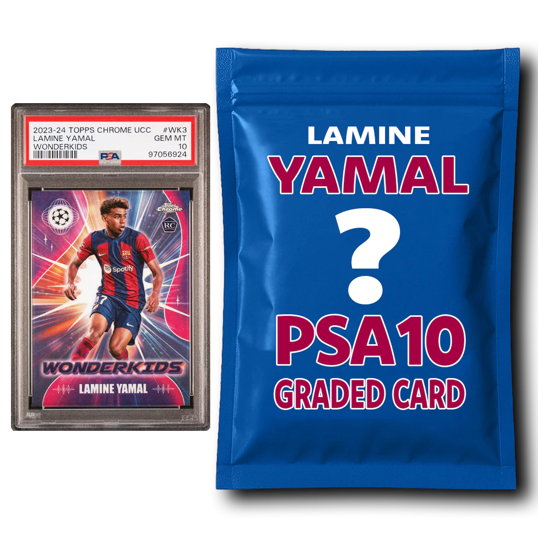 Lamine Yamal PSA 10 Graded Card Mystery Pack