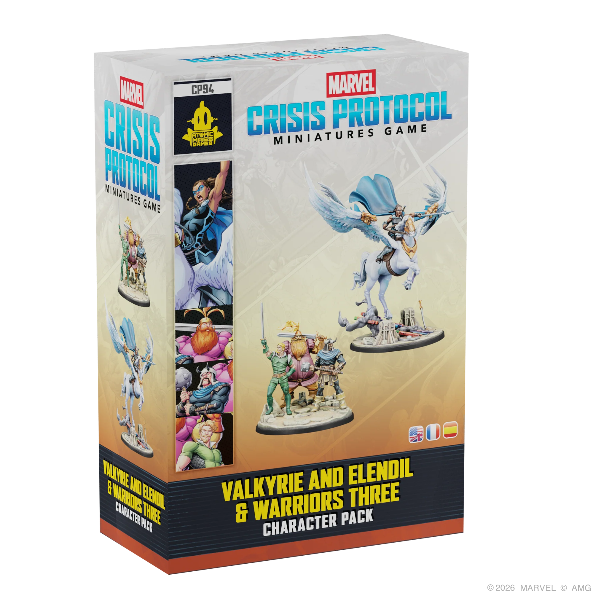Marvel Crisis Protocol: Valkyrie on Elendil & Warriors Three