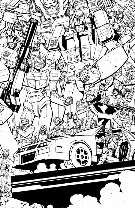 Mask #1 F Tom Reilly Energon Universe Third Anniversay B&W Variant (06/03/2026) Image
