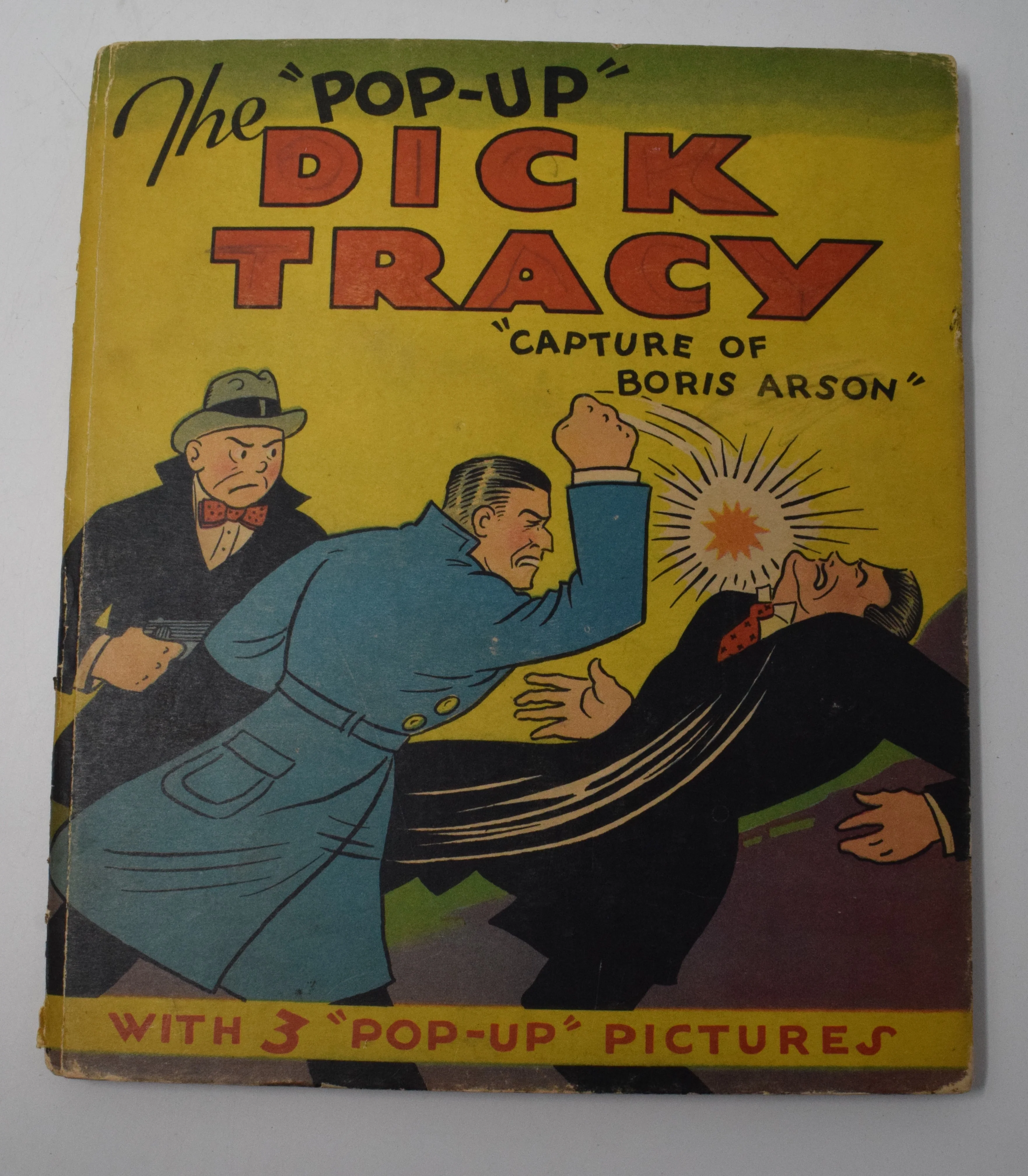 Pop-Up Dick Tracy Capture Of Boris Arson 1935 VG Chester Gould