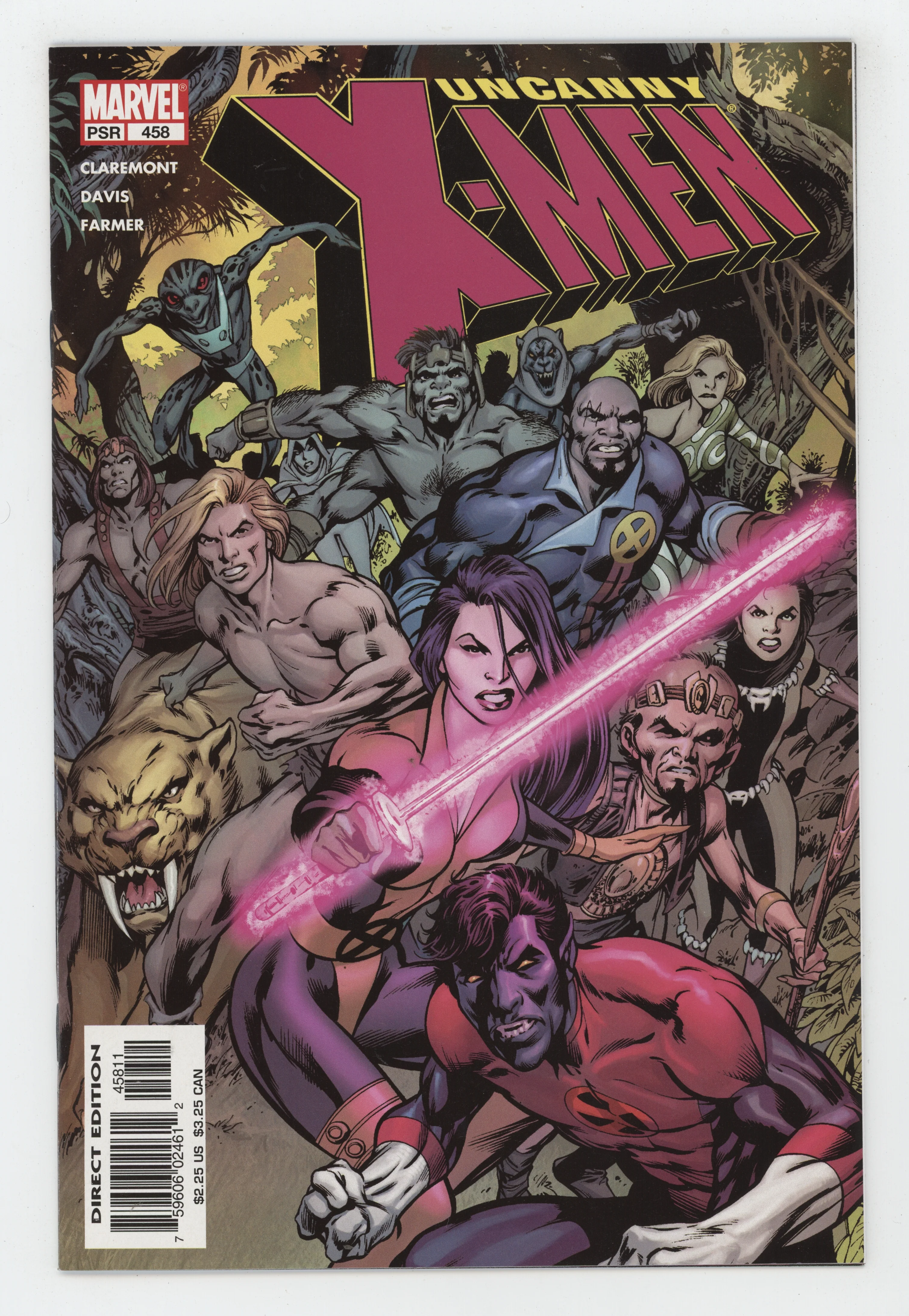 Uncanny X-Men 458 Marvel 2005 NM+ 9.6 Alan Davis Ka-Zar Nightcrawler Psylocke