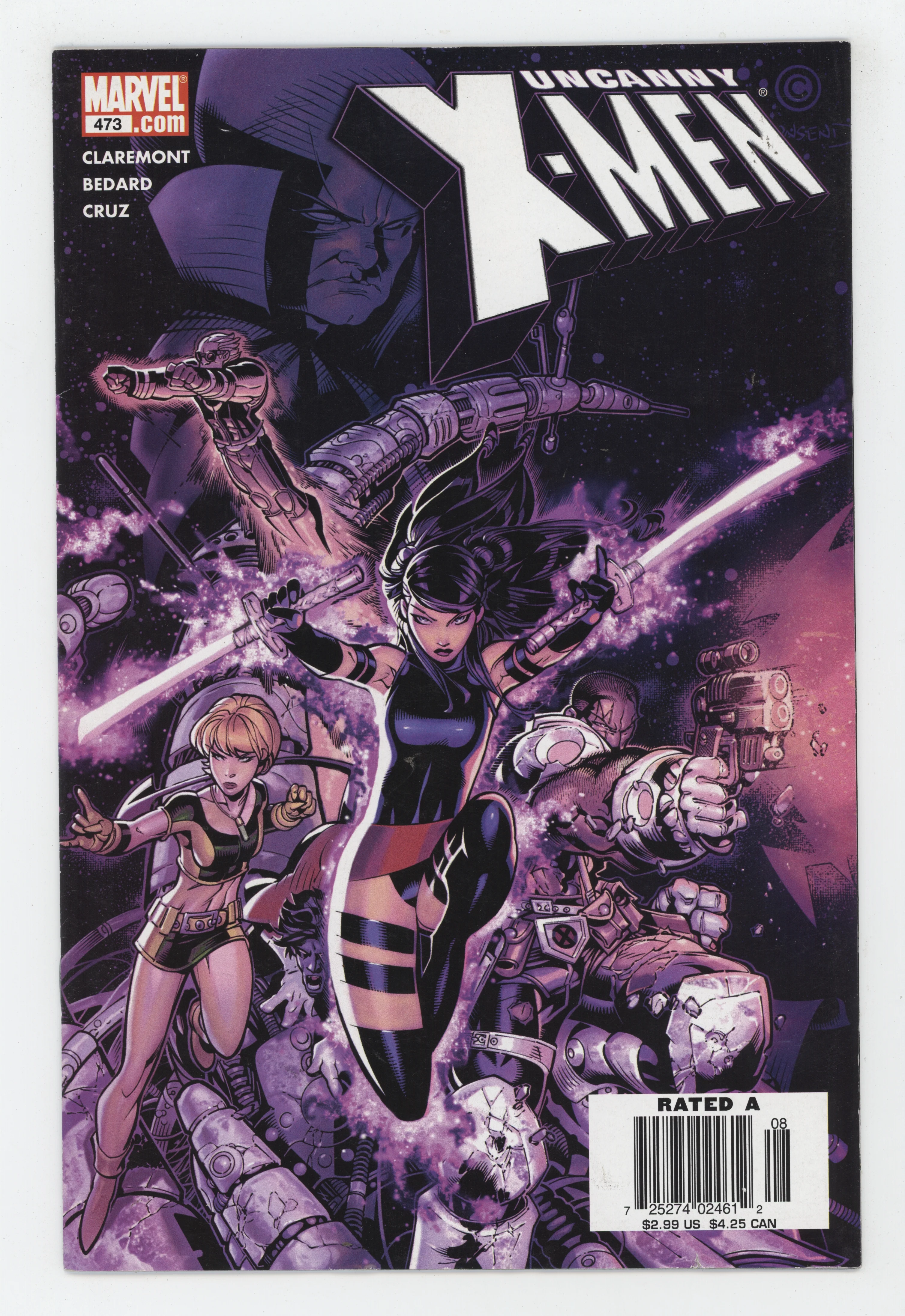 Uncanny X-Men 473 Marvel 2006 NM Roger Cruz Psylocke Rachel Summers