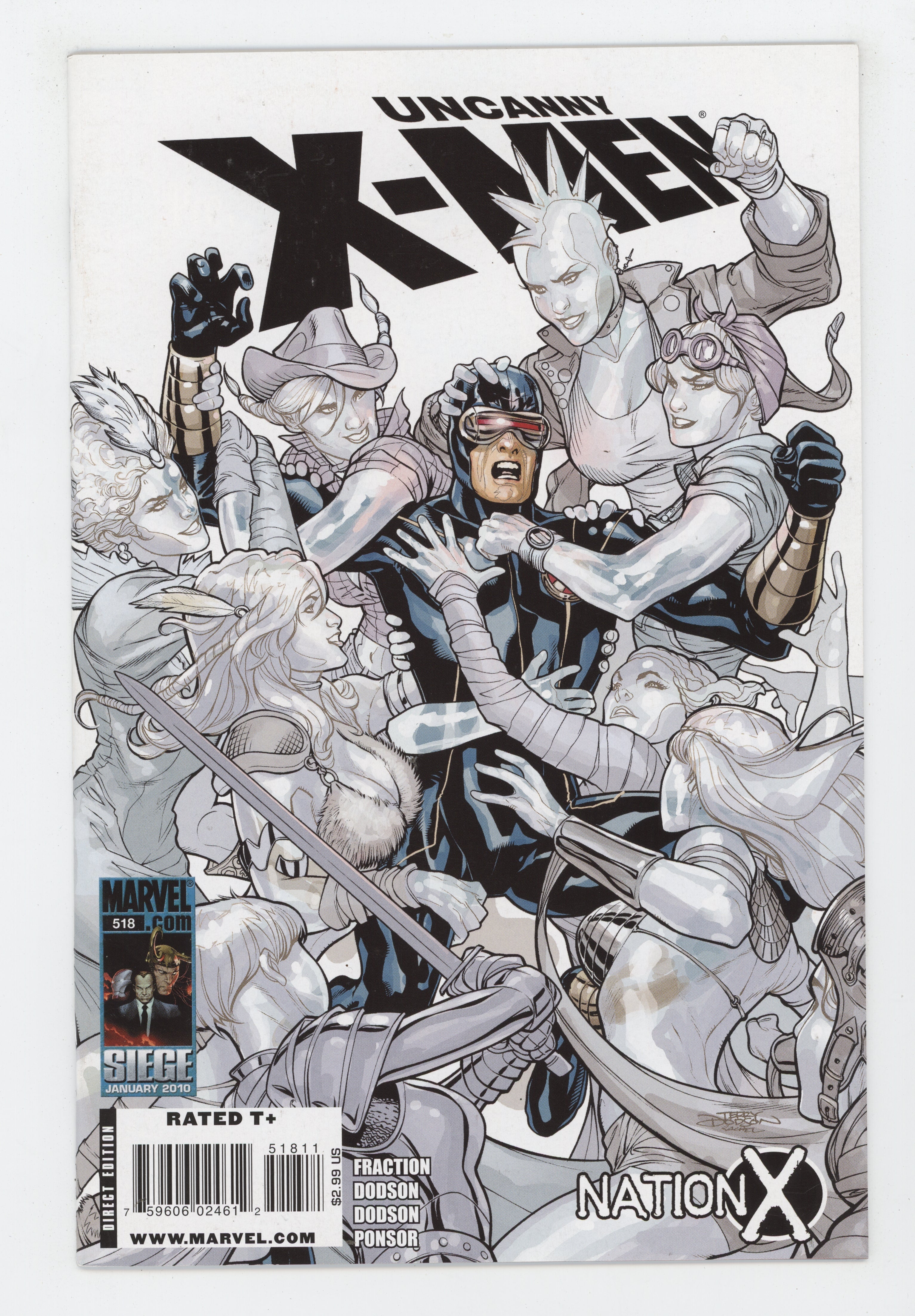 Uncanny X-Men 518 Marvel 2010 NM- 9.2 Terry Dodson Cyclops Emma Frost